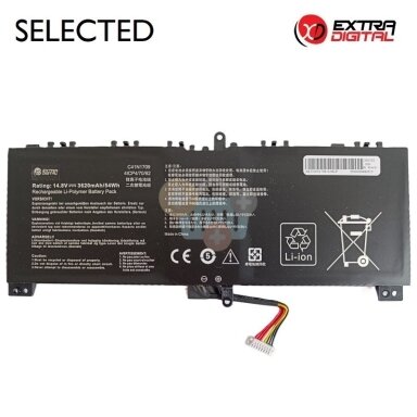 Nešiojamo kompiuterio baterija Asus ROG Strix GL503VS C41N1709, 3620mAh, 54Wh Nešiojamo kompiuterio baterija Asus ROG Strix GL503VS C41N1709, 3620mAh, 54Wh