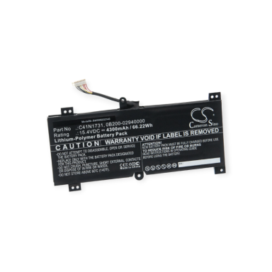Nešiojamo kompiuterio baterija ASUS C41N1731, 66.22Wh +++ TOP Balansas Nešiojamo kompiuterio baterija ASUS C41N1731, 66.22Wh +++ TOP Balansas