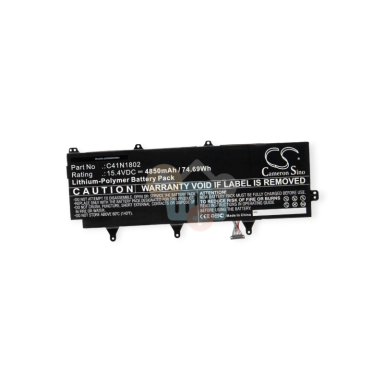 Nešiojamo kompiuterio baterija ASUS C41N1802, 74.69Wh +++ TOP Efektyvumas Nešiojamo kompiuterio baterija ASUS C41N1802, 74.69Wh +++ TOP Efektyvumas