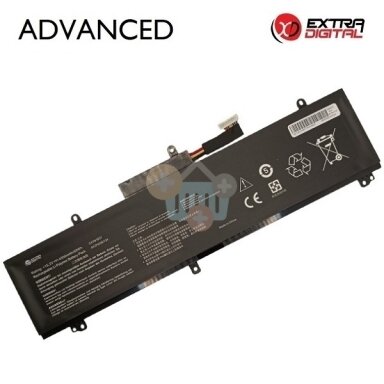 Nešiojamo kompiuterio baterija Asus ProArt StudioBook 15 W500 / H500 C41N1837, 4500mAh, 68Wh Nešiojamo kompiuterio baterija Asus ProArt StudioBook 15 W500 / H500 C41N1837, 4500mAh, 68Wh