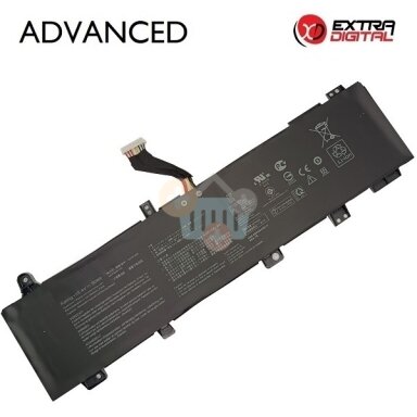 Nešiojamo kompiuterio baterija Asus ROG Strix G15 / G17 C41N1906 (Type A), 4900mAh Nešiojamo kompiuterio baterija Asus ROG Strix G15 / G17 C41N1906 (Type A), 4900mAh