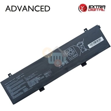 Nešiojamo kompiuterio baterija Asus ZenBook Pro 17 / ROG Zephyrus G14 C41N2101, 4770mAh, 76Wh Nešiojamo kompiuterio baterija Asus ZenBook Pro 17 / ROG Zephyrus G14 C41N2101, 4770mAh, 76Wh