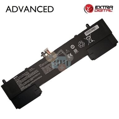 Nešiojamo kompiuterio baterija Asus ZenBook 15 UX534 C42N1839, 3400mAh, 52Wh Nešiojamo kompiuterio baterija Asus ZenBook 15 UX534 C42N1839, 3400mAh, 52Wh
