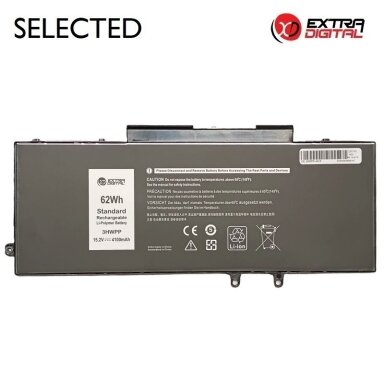 Nešiojamo kompiuterio baterija DELL 3HWPP 62 Wh +++ TOP Balansas Nešiojamo kompiuterio baterija DELL 3HWPP 62 Wh +++ TOP Balansas