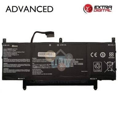 Nešiojamo kompiuterio baterija Dell Latitude 9510 / 9510 2-in-1 N7HT0, 6580mAh, 50Wh Nešiojamo kompiuterio baterija Dell Latitude 9510 / 9510 2-in-1 N7HT0, 6580mAh, 50Wh