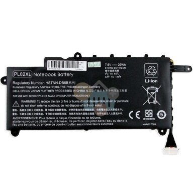 Nešiojamo kompiuterio baterija HP PL02XL, 29Wh Nešiojamo kompiuterio baterija HP PL02XL, 29Wh
