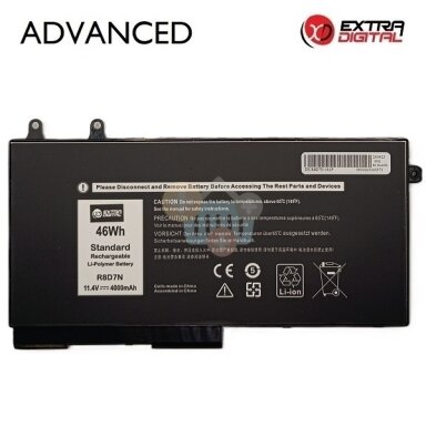 Nešiojamo kompiuterio baterija Dell Latitude 5400 / 5410 / 5500 / 5510 R8D7N 4000mAh 46Wh Nešiojamo kompiuterio baterija Dell Latitude 5400 / 5410 / 5500 / 5510 R8D7N 4000mAh 46Wh