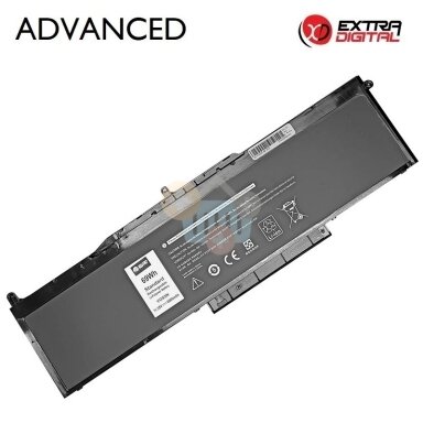 Nešiojamo kompiuterio baterija Dell Precision 3520 / 3530 / Latitude 5580 VG93N, 6000mAh, 69Wh Nešiojamo kompiuterio baterija Dell Precision 3520 / 3530 / Latitude 5580 VG93N, 6000mAh, 69Wh