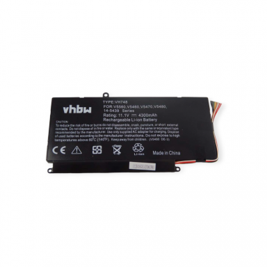 Nešiojamo kompiuterio baterija DELL VH748, 4300mAh +++ TOP Efektyvumas