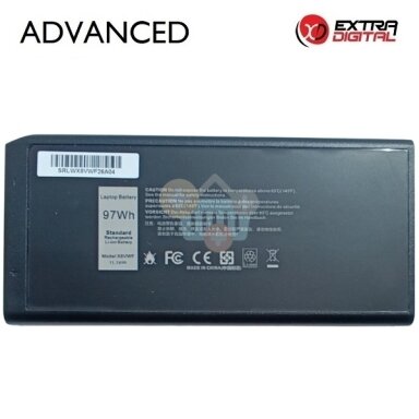 Nešiojamo kompiuterio baterija Dell Latitude Rugged 7404 / 5404 / 7204 X8VWF, 8550mAh, 97Wh Nešiojamo kompiuterio baterija Dell Latitude Rugged 7404 / 5404 / 7204 X8VWF, 8550mAh, 97Wh