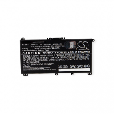 Nešiojamo kompiuterio baterija HP HW03XL, 38.56Wh +++ TOP Efektyvumas