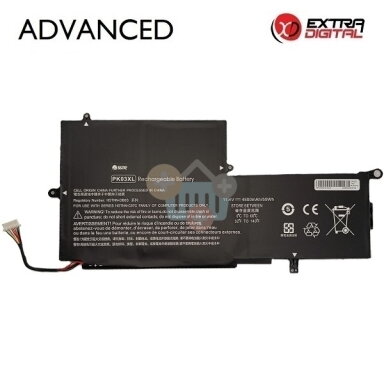 Nešiojamo kompiuterio baterija HP Spectre x360 13 / Pro x360 G1 / G2 PK03XL 4800mAh 55Wh Nešiojamo kompiuterio baterija HP Spectre x360 13 / Pro x360 G1 / G2 PK03XL 4800mAh 55Wh