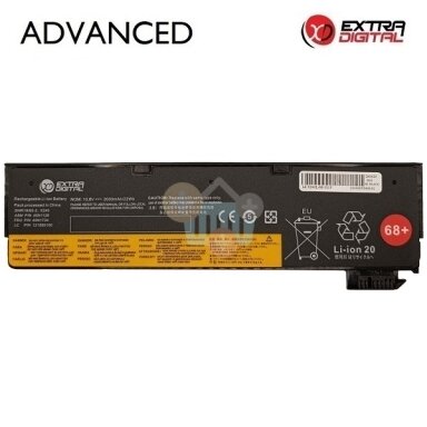 Nešiojamo kompiuterio baterija Lenovo ThinkPad T440 / T450 / T460 / X240 / X250 / X260 / X270 45N1127 2000mAh 22Wh Nešiojamo kompiuterio baterija Lenovo ThinkPad T440 / T450 / T460 / X240 / X250 / X260 / X270 45N1127 2000mAh 22Wh