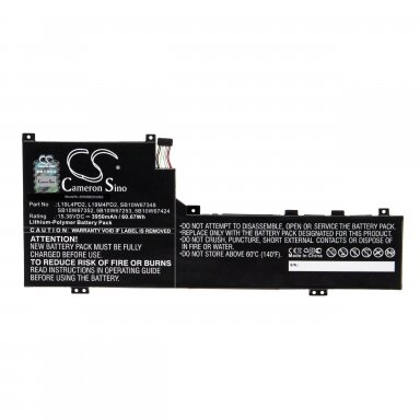 Nešiojamo kompiuterio baterija LENOVO L19M4PD2, 60.67Wh +++ TOP Balansas