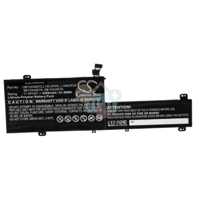 Nešiojamo kompiuterio baterija LENOVO L19L3PD6, 4500mAh/ 51.98Wh +++ TOP Balansas