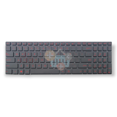 Nešiojamo kompiuterio klaviatūra ASUS ROG GL752, GL752V, GL752VL, GL752VW US su pašvietimu