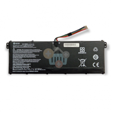Nešiojamo kompiuterio baterija ACER AC14B8K, 3500mAh 15.2V ++ TOP Efektyvumas Nešiojamo kompiuterio baterija ACER AC14B8K, 3500mAh 15.2V ++ TOP Efektyvumas