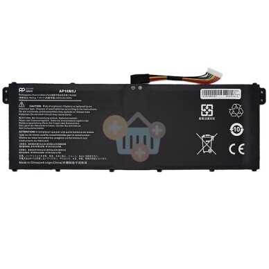 Nešiojamo kompiuterio baterija Acer Aspire 1 A114 / Aspire 3 A314 / A315 AP16M5J, 4800mAh Nešiojamo kompiuterio baterija Acer Aspire 1 A114 / Aspire 3 A314 / A315 AP16M5J, 4800mAh