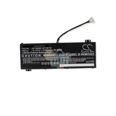 Nešiojamo kompiuterio baterija ACER AP18E8M 56.98Wh +++ TOP Balansas Nešiojamo kompiuterio baterija ACER AP18E8M 56.98Wh +++ TOP Balansas
