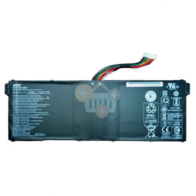 Nešiojamo kompiuterio baterija ACER AP16M5J, 37Wh +++ TOP Saugumas