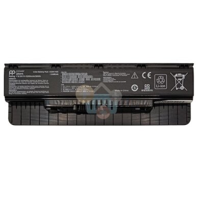 Nešiojamo kompiuterio baterija Asus N551 / N751 / ROG G551 / G771 A32N1405, 5200mAh, 56Wh Nešiojamo kompiuterio baterija Asus N551 / N751 / ROG G551 / G771 A32N1405, 5200mAh, 56Wh