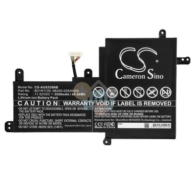 Nešiojamo kompiuterio baterija ASUS B31N1729, 3550mAh/ 40.90Wh +++ TOP Balansas Nešiojamo kompiuterio baterija ASUS B31N1729, 3550mAh/ 40.90Wh +++ TOP Balansas