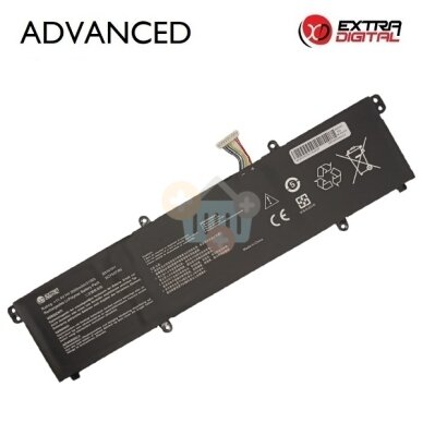 Nešiojamo kompiuterio baterija Asus VivoBook 14 / VivoBook Flip 14 B31N1911 3600mAh 41Wh Nešiojamo kompiuterio baterija Asus VivoBook 14 / VivoBook Flip 14 B31N1911 3600mAh 41Wh