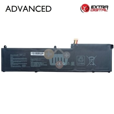 Nešiojamo kompiuterio baterija Asus ZenBook Pro 15 UX535 / UX564 C32N2002, 8230mAh, 96Wh Nešiojamo kompiuterio baterija Asus ZenBook Pro 15 UX535 / UX564 C32N2002, 8230mAh, 96Wh