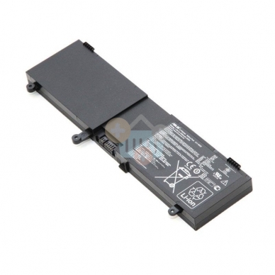 Nešiojamo kompiuterio baterija ASUS C41-N550, 59Wh +++ TOP Saugumas Nešiojamo kompiuterio baterija ASUS C41-N550, 59Wh +++ TOP Saugumas