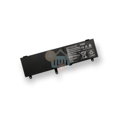 Nešiojamo kompiuterio baterija ASUS C41-N550, 59Wh +++ TOP Balansas Nešiojamo kompiuterio baterija ASUS C41-N550, 59Wh +++ TOP Balansas
