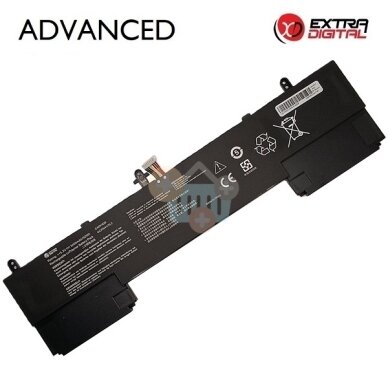 Nešiojamo kompiuterio baterija Asus ZenBook 15 UX534 C42N1839, 3400mAh, 52Wh Nešiojamo kompiuterio baterija Asus ZenBook 15 UX534 C42N1839, 3400mAh, 52Wh