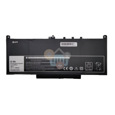 Nešiojamo kompiuterio baterija DELL J60J5, 53 Wh/7200mAh +++ TOP Balansas Nešiojamo kompiuterio baterija DELL J60J5, 53 Wh/7200mAh +++ TOP Balansas