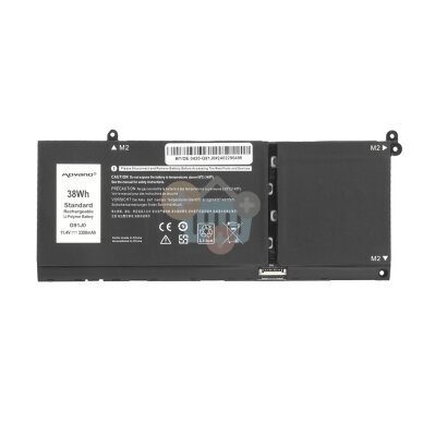 Nešiojamo kompiuterio baterija DELL G91J0, 3300 mAh /38Wh +++ TOP Balansas Nešiojamo kompiuterio baterija DELL G91J0, 3300 mAh /38Wh +++ TOP Balansas