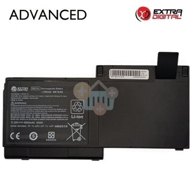 Nešiojamo kompiuterio baterija HP EliteBook 720 / 725 / 820 G1 / G2 SB03XL 4000mAh 45Wh Nešiojamo kompiuterio baterija HP EliteBook 720 / 725 / 820 G1 / G2 SB03XL 4000mAh 45Wh