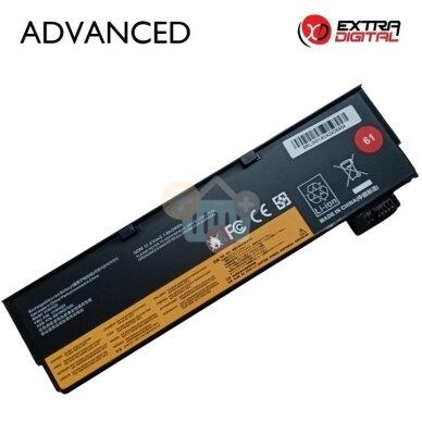 Nešiojamo kompiuterio baterija Lenovo ThinkPad T470 / T480 / T570 / T580 01AV423 2100mAh Nešiojamo kompiuterio baterija Lenovo ThinkPad T470 / T480 / T570 / T580 01AV423 2100mAh