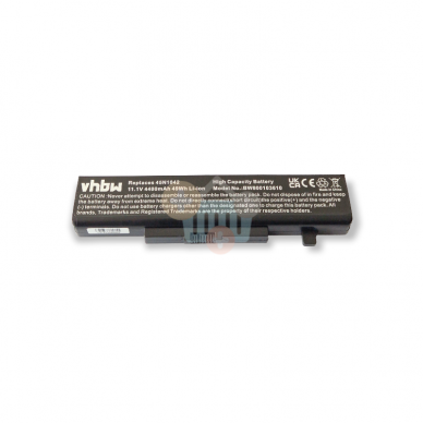 Nešiojamo kompiuterio baterija LENOVO 45N1043, 4400mAh +++ TOP Balansas 1