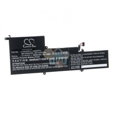 Nešiojamo kompiuterio baterija LENOVO L19M4PF4, 3850mAh +++ TOP Efektyvumas Nešiojamo kompiuterio baterija LENOVO L19M4PF4, 3850mAh +++ TOP Efektyvumas