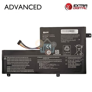 Nešiojamo kompiuterio baterija Lenovo IdeaPad 330S-14AST / 330S-14IKB / 330S-15ARR / 330S-15AST / 330S-15IKB L15L3PB1 3600mAh 40Wh Nešiojamo kompiuterio baterija Lenovo IdeaPad 330S-14AST / 330S-14IKB / 330S-15ARR / 330S-15AST / 330S-15IKB L15L3PB1 3600mAh 40Wh