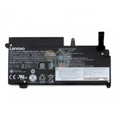 Nešiojamo kompiuterio baterija LENOVO 01AV401, 42WH +++ TOP Kokybė Nešiojamo kompiuterio baterija LENOVO 01AV401, 42WH +++ TOP Kokybė