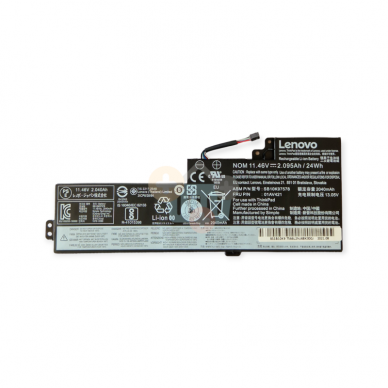 Nešiojamo kompiuterio baterija LENOVO SBB0L63950, 01AV420 24Wh +++ TOP Saugumas Nešiojamo kompiuterio baterija LENOVO SBB0L63950, 01AV420 24Wh +++ TOP Saugumas