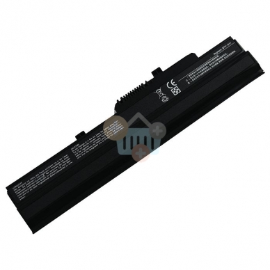 Nešiojamo kompiuterio baterija MSI BTY-S12, 5200mAh Nešiojamo kompiuterio baterija MSI BTY-S12, 5200mAh