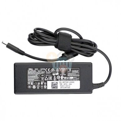 Nešiojamo kompiuterio įkroviklis DELL 90W 19.5V 4.62A 4.5MM +++ TOP Kokybė Nešiojamo kompiuterio įkroviklis DELL 90W 19.5V 4.62A 4.5MM +++ TOP Kokybė