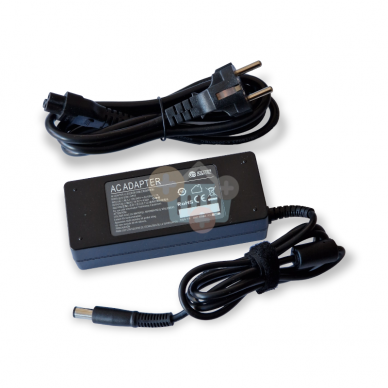 Nešiojamo kompiuterio įkroviklis DELL 90W 19.5V 4.62A (3PIN 7.4) +++ TOP Saugumas 1