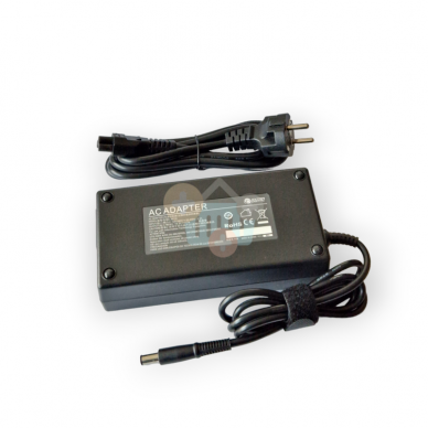 Nešiojamo kompiuterio įkroviklis DELL, MSI 150W 19.5V 7.7A (7.4) +++ TOP Saugumas 1 Nešiojamo kompiuterio įkroviklis DELL, MSI 150W 19.5V 7.7A (7.4) +++ TOP Saugumas 1