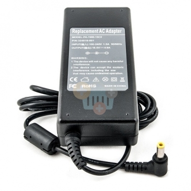 Nešiojamo kompiuterio įkroviklis HP, COMPAQ 90W 18.5V (325112-021 ) +++ TOP Saugumas Nešiojamo kompiuterio įkroviklis HP, COMPAQ 90W 18.5V (325112-021 ) +++ TOP Saugumas