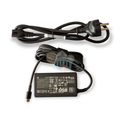 Nešiojamo kompiuterio įkroviklis HP USB-C 65W (L65505-003) +++ TOP Kokybė 2 Nešiojamo kompiuterio įkroviklis HP USB-C 65W (L65505-003) +++ TOP Kokybė 2