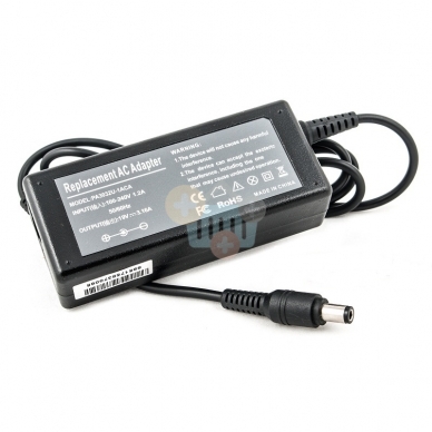 Nešiojamo kompiuterio įkroviklis TOSHIBA 60W 19V (TSPS1600 ) Nešiojamo kompiuterio įkroviklis TOSHIBA 60W 19V (TSPS1600 )