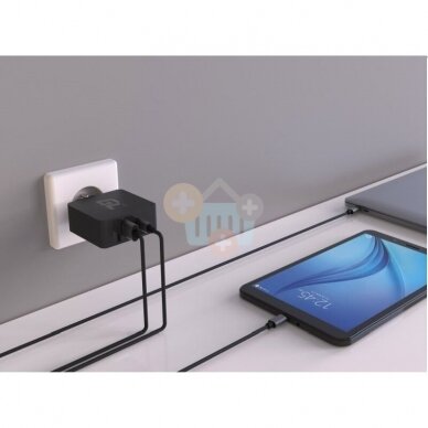 Nešiojamo kompiuterio įkroviklis USB-C 45W +++ TOP Mobilumas 2 Nešiojamo kompiuterio įkroviklis USB-C 45W +++ TOP Mobilumas 2