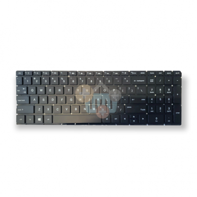 Nešiojamo kompiuterio klaviatūra HP 15-BS, 250 G6, 255 G6, 256 G6, 258 G6 US su pašvietimu Nešiojamo kompiuterio klaviatūra HP 15-BS, 250 G6, 255 G6, 256 G6, 258 G6 US su pašvietimu