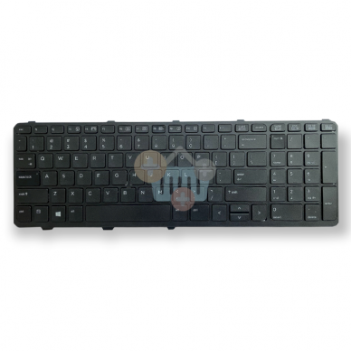 Nešiojamo kompiuterio klaviatūra HP ProBook 450, 455, 470 su rėmeliu Nešiojamo kompiuterio klaviatūra HP ProBook 450, 455, 470 su rėmeliu